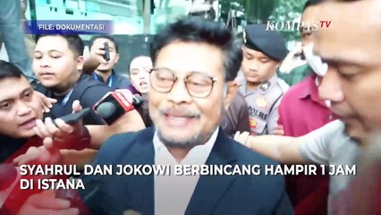 Syahrul Yasin Limpo Pamit dan Minta Maaf ke Jokowi Tak Bisa Selesaikan Tugas