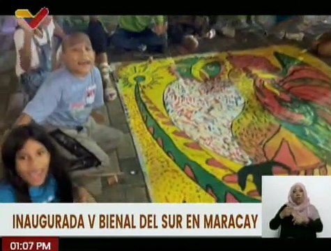 Aragua | Inauguran en el bulevar Pérez Almarza la V Bienal del Sur: Pueblos en Resistencia