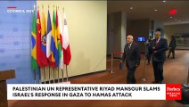 'We Are Not Subhumans': Palestinian UN Representative Riyad Mansour Decries Israeli Strikes On Gaza
