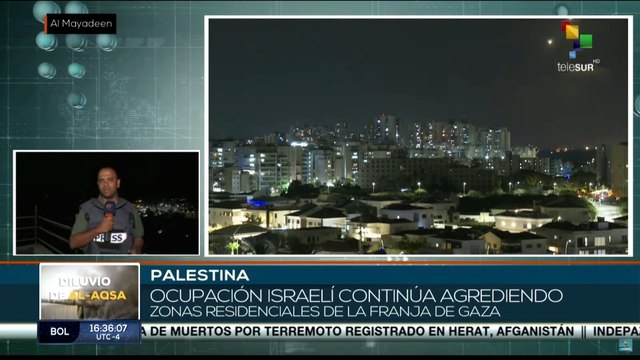 Ocupación israelí continúa agrediendo zonas residenciales de la Franja de Gaza