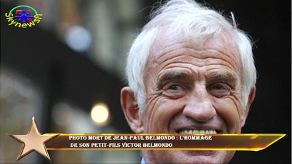 PHOTO Mort de Jean-Paul Belmondo : l'hommage  de son petit-fils Victor Belmondo