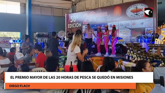el premio mayor de las 20 Horas de Pesca se quedó en Misiones
