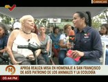 Mascotas de Caracas fueron bendecidas en actividad religiosa en honor a San Francisco de Asís