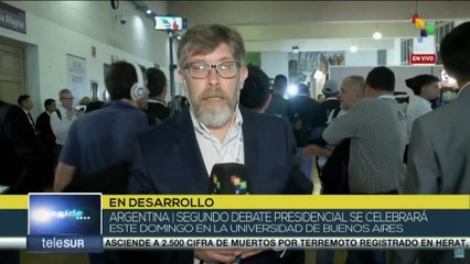Argentina desarrollará segundo debate presidencial