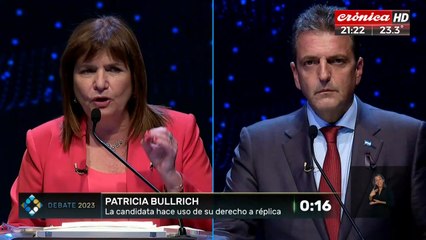 El tenso cruce entre Bullrich y Massa: "No tenes autoridad moral para hablar de seguridad"