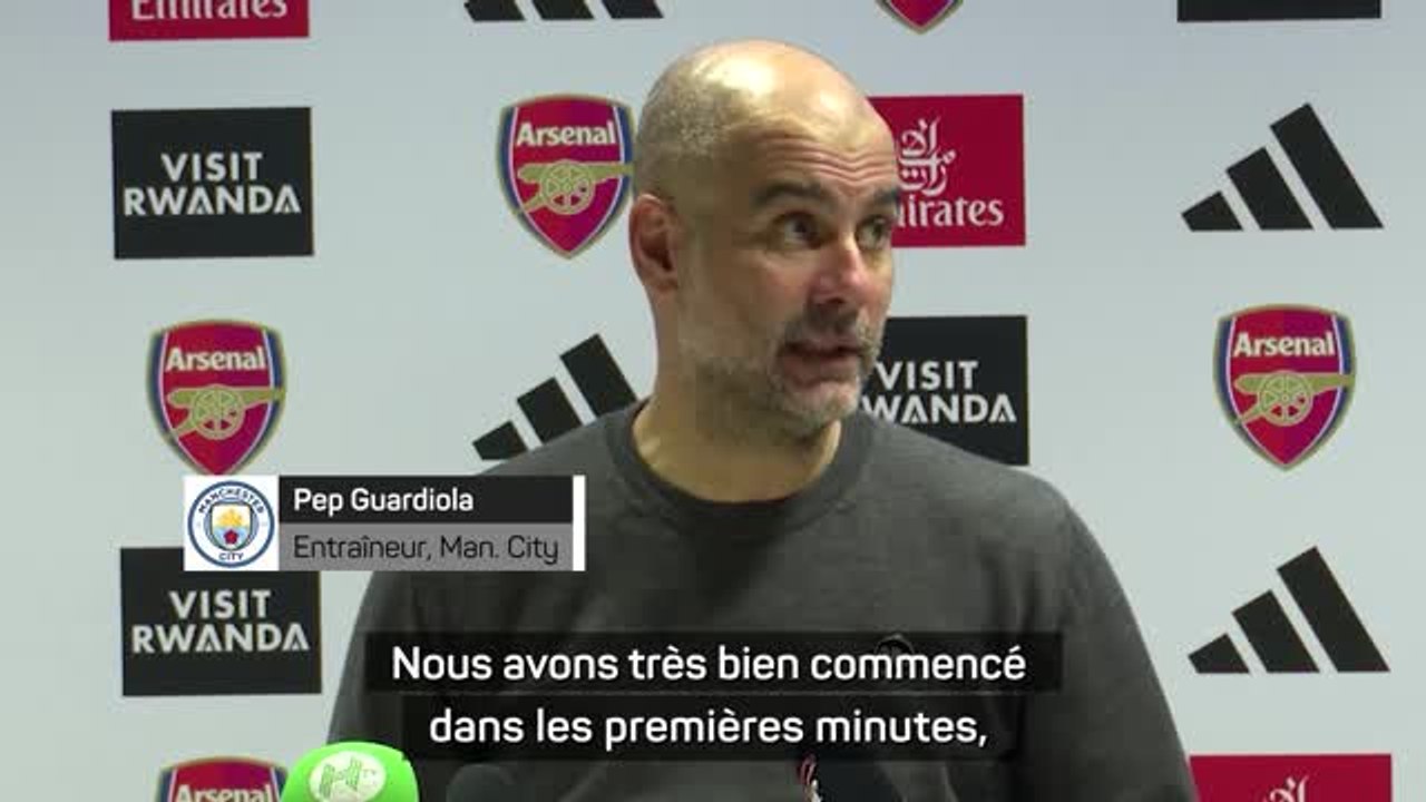8e j. - Guardiola : "Je sais ce qui s'est passé mais je ne veux rien dire"