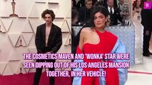 Kylie Jenner & Timothee Chalamet Spotted Leaving His L.A. Mansion As Rumored Rom