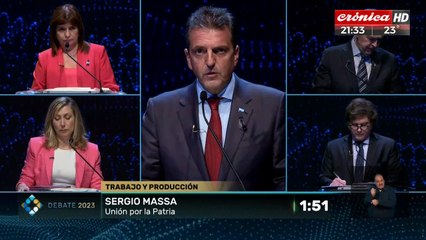 Segundo debate presidencial 2023: esto opinaron los candidatos sobre trabajo y producción