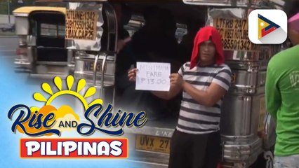 Provisional fare na P13 sa mga jeep, nagsimula na
