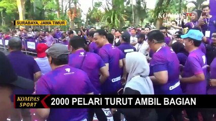 Скачать видео: Menhub Budi Karya Sumadi Ikut Berlari di Event RUNHUB 2023 Didampingi Wali Kota Surabaya