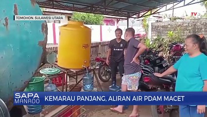 Aliran Air Terhenti Akibat Kemarau, PDAM Salurkan Air Bersih Pakai Mobil Tangki