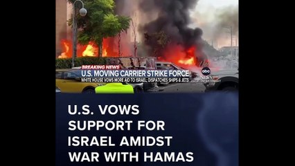 President Biden vows unwavering support for Israel amidst war with Hamas
