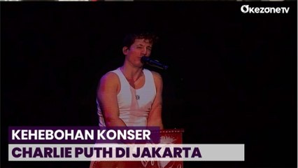 Konser Charlie Puth Bikin Penonton Galau Bareng, Hadirkan Attention Hingga We Dont Talk Anymore