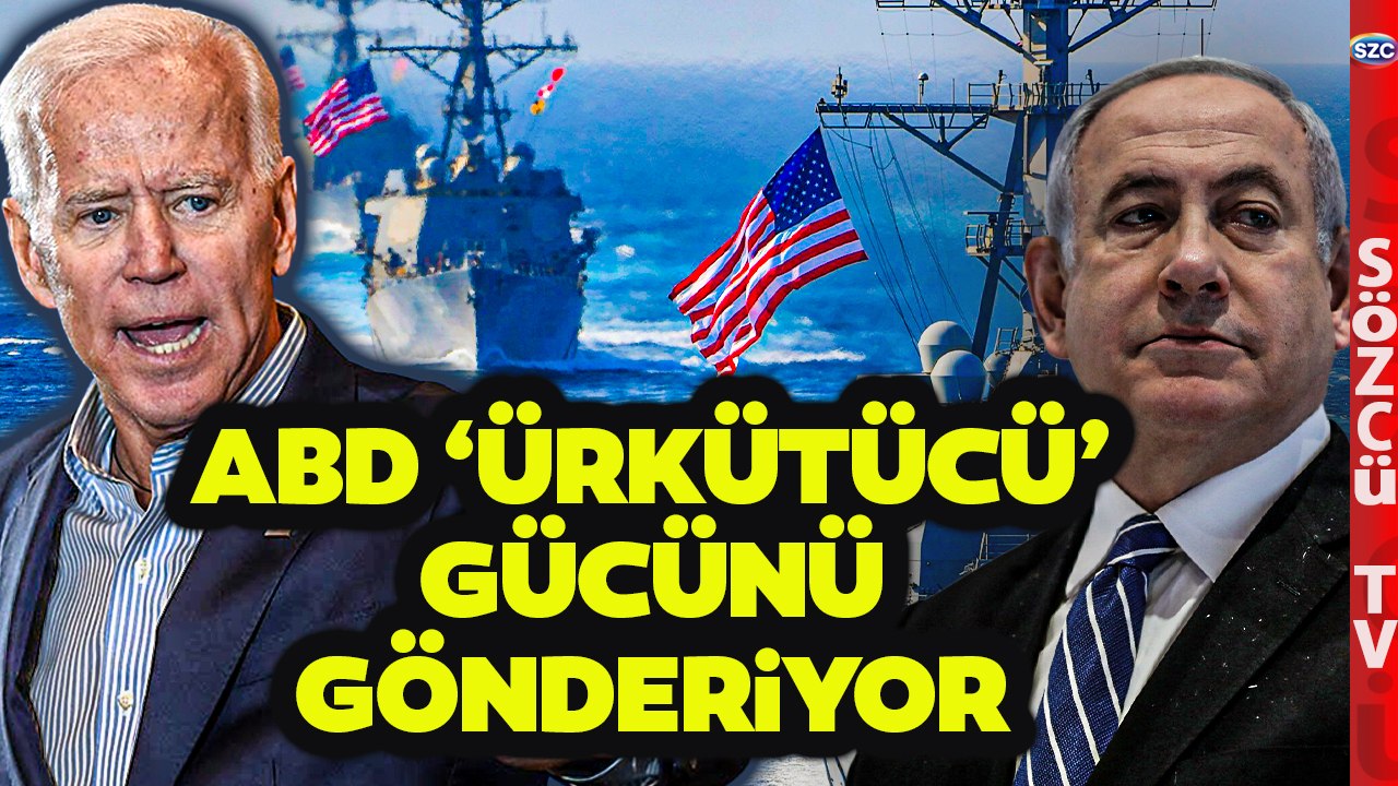Biden Hamas İçin Düğmeye Bastı! ABD Ordusunun Büyük Gücü İsrail'e Gidiyor