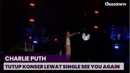 Charlie Puth Pamit Lewat Lagu See You Again saat Konsernya Berakhir di Jakarta