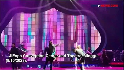 Aksi Noah Sinclair Nge-rap Bareng Bunga Citra Lestari di Circus Concerto