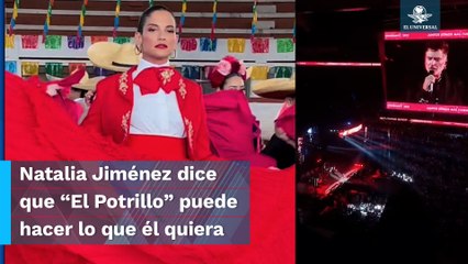 Por críticas al cantar en estado inconveniente, Natalia Jiménez defiende a Alejandro Fernández