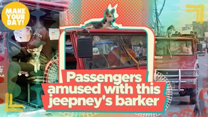 Passengers amused with this jeepney's barker | Make Your Day