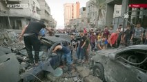 İsrail Gazze'de bir camiyi bombaladı