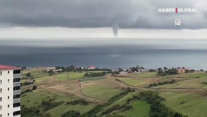 Samsun açıklarında hortum çıktı