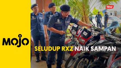 Seludup RXZ naik sampan di Sungai Golok tumpas