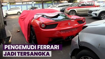 Polda Metro Jaya Tetapkan Pengemudi Ferrari yang Tabrak 5 Kendaraan sebagai Tersangka
