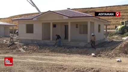 Adıyman'da köy evlerinin teslimine sayılı günler kaldı