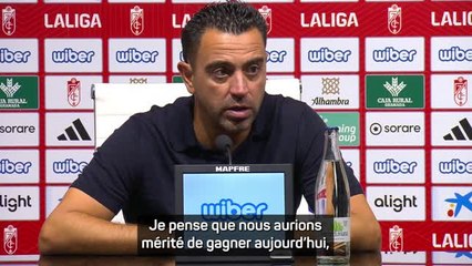 9e j. - Xavi : "On méritait de gagner"