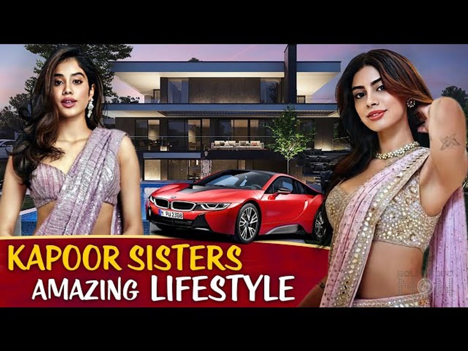 Kapoor Sisters Janhvi-Khushi AMAZING and LUXURIOUS Lifestyle Net Worth, Boyfriend, Controversy