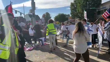 Major clashes between Hamas supporters and a pro-Israel group in Kirkland, Washington.