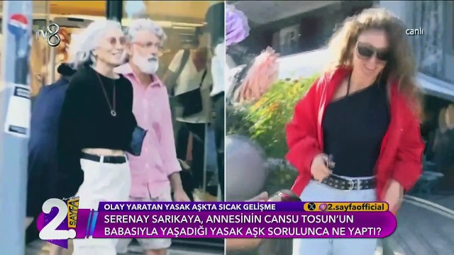 Annesi Cansu Tosun'un babasıyla yasak aşk yaşayan Serenay Sarıkaya'dan tek cümlelik yorum