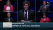 Debate presidencial argentino inició con el tema de la seguridad