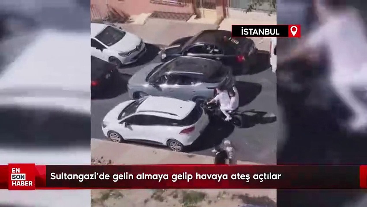İstanbul'da gelin almaya gelip havaya ateş açtılar