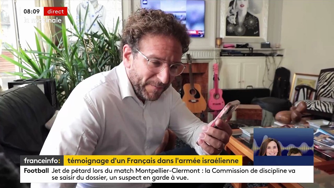 Attaque du Hamas - Ecoutez le témoignage d’un franco-israélien qui fait son service militaire dans l’armée israélienne: "La situation est catastrophique. Il y a beaucoup de tirs" - VIDEO