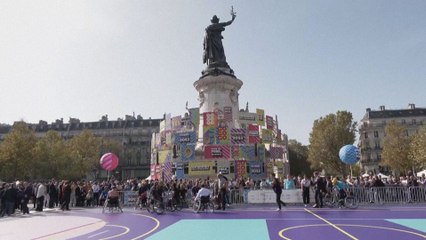 JO 2024: Macron s'engage pour une meilleure visibilité des Paralympiques et du handicap