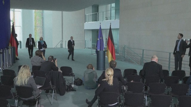 Israël a le droit de se défendre contre les attaques barbares du Hamas estime le chancelier allemand Olaf Scholz