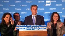 Landtagswahlen in Bayern und Hessen: CDU/CSU an der Spitze, AfD legt zu, SPD und Grüne verlieren