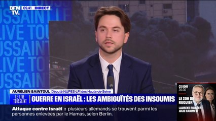 Israël: le député LFI Aurélien Saintoul "condamne tous les actes de violences qui ensanglantent la région"