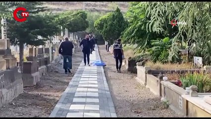 Mezarlıkta kalbinden bıçaklanmış ceset bulundu
