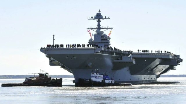 The United States sent its aircraft carrier USS Gerald Ford to the Israeli coast.