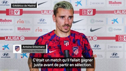 Griezmann : "Les supporters nous aident à aller de l'avant"