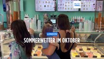 Wie im Sommer: Warmes Oktober-Wochenende in London