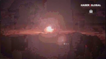 MSB paylaştı... Suriye'nin kuzeyindeki hedefler böyle vuruldu!