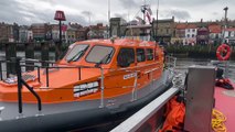 Whitby's all weather and inshore lifeboats launch to a RIB with steering failure
