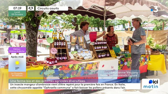 À St Apollinaire-de-Rias, La Pimprenelle Pourpre , produits Bio à base de plantes, de petits fruits rouges...