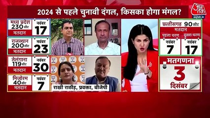 Polling in five states from November 7, results on Dec 3