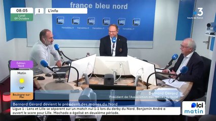 Bernard Gérard devient le président des maires du Nord