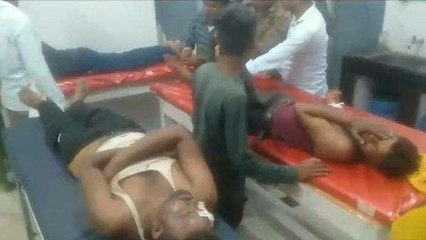 भीषण हादसा: बाइकों के उड़े परखच्चे,5 घायल,खून से सनी सड़क