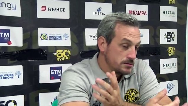 Au micro maritima: Rémi Giuitta après la défaite de Fos Provence Basket contre Antibes