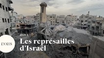 Après l'attaque du Hamas, la riposte d'Israël en images